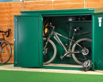 Metal Police Approved Cycle Shed