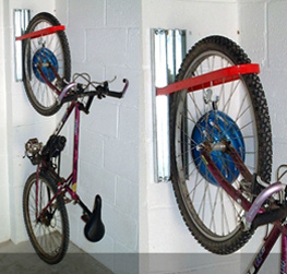 Fold Away Vertical Bike Holder
