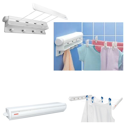 4-Line Indoor Over Bath Retractable Clothes Dryer