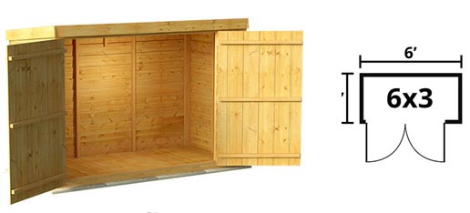 Mini Keeper Overlap Pent Store Shed